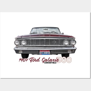 1964 Ford Galaxie 500 Convertible Posters and Art